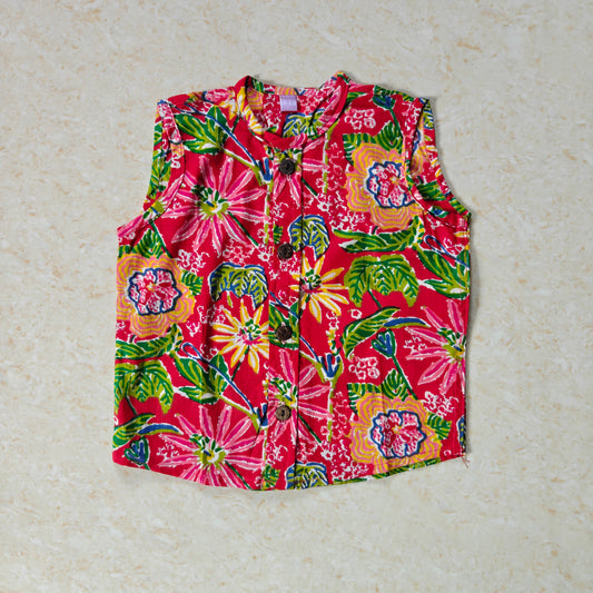 Red floral