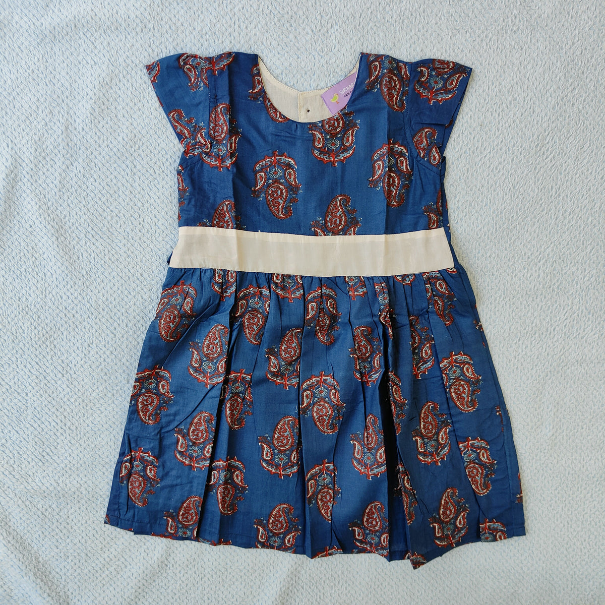 Indigo paisley