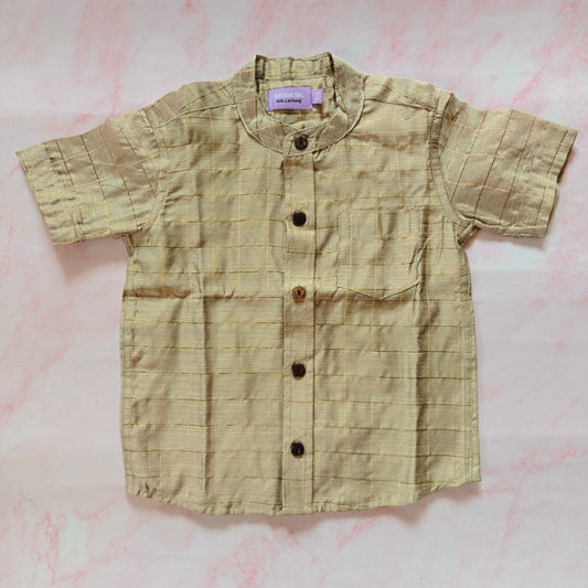 Beige checks